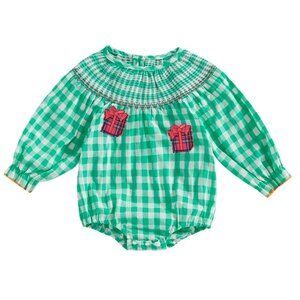 Christmas Romper Birthday Long Sleeve Top Bodysuit Presents Outfit Gifts Dress